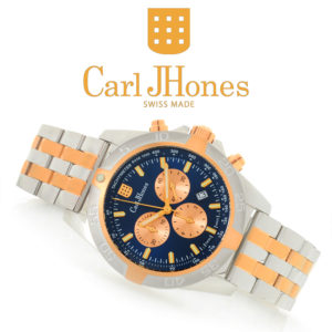 Swiss Made Men's Watch Collection by CarlJHones Altissimo Two-Tone Model