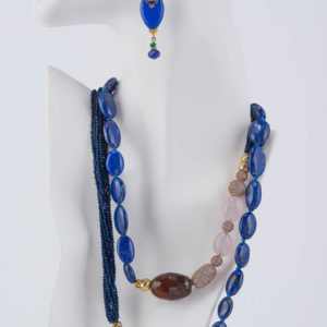 Blue Agate Earrings