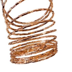 18K Yellow Gold-plated Spiral Coil Wrap