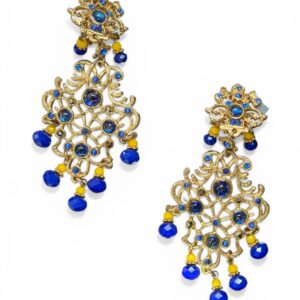 Lapis Lazuli Chandelier Earrings