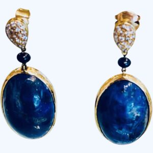 Lapis Lazuli Drop Earrings
