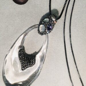 Wave Pendant Necklace