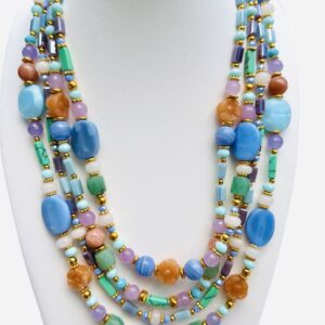 Seaside Mosaic Multi- Strand Necklace